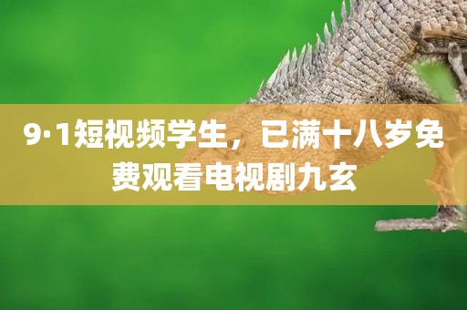 9·1短视频学生，已满十八岁免费观看电视剧九玄