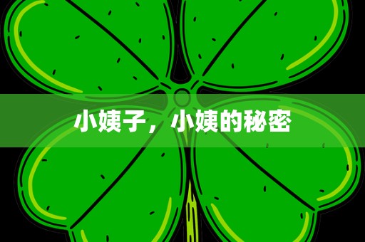 小姨子，小姨的秘密