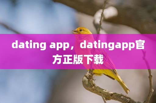 dating app，datingapp官方正版下载