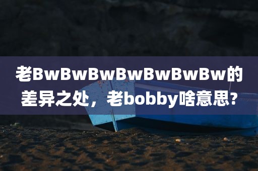 老BwBwBwBwBwBwBw的差异之处，老bobby啥意思?