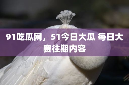 91吃瓜网，51今日大瓜 每日大赛往期内容