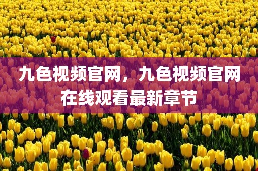 九色视频官网，九色视频官网在线观看最新章节