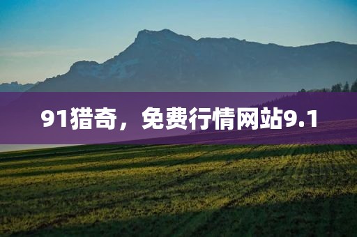 91猎奇，免费行情网站9.1