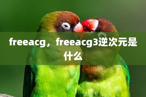 freeacg，freeacg3逆次元是什么