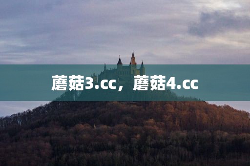 蘑菇3.㏄，蘑菇4.㏄