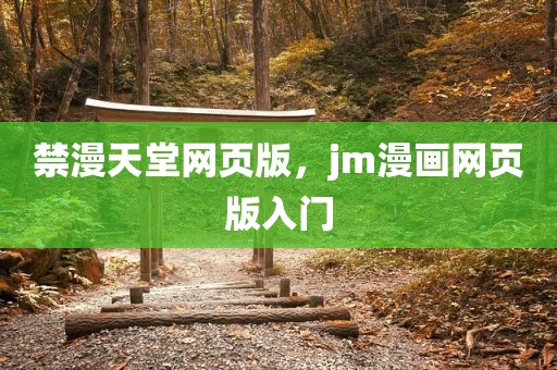 禁漫天堂网页版，jm漫画网页版入门