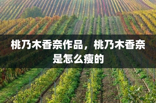 桃乃木香奈作品，桃乃木香奈是怎么瘦的