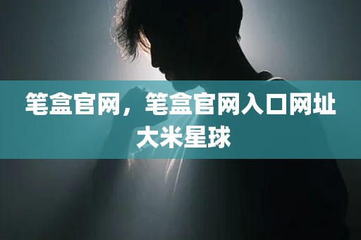 笔盒官网，笔盒官网入口网址 大米星球