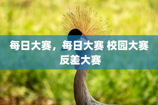 每日大赛，每日大赛 校园大赛 反差大赛