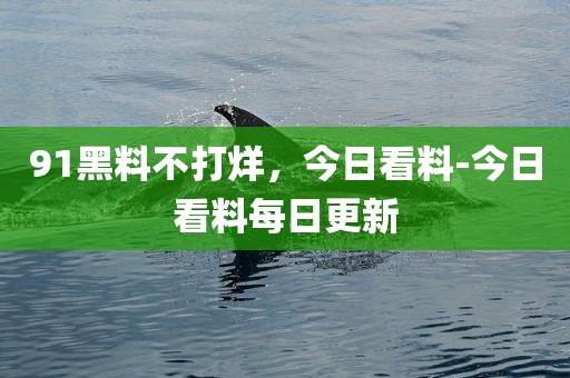 91黑料不打烊，今日看料-今日看料每日更新
