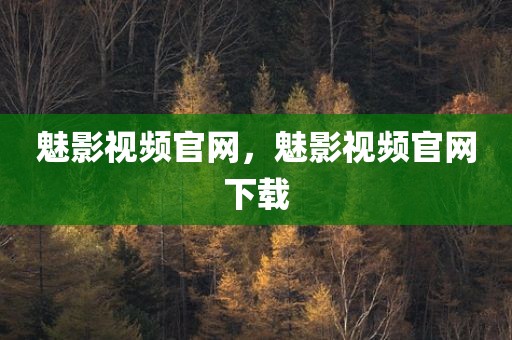 魅影视频官网，魅影视频官网下载