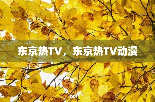 东京热TV，东京热TV动漫