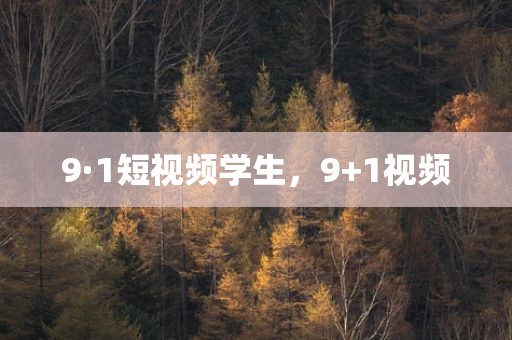 9·1短视频学生，9+1视频
