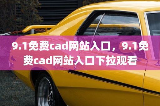 9.1免费cad网站入口，9.1免费cad网站入口下拉观看