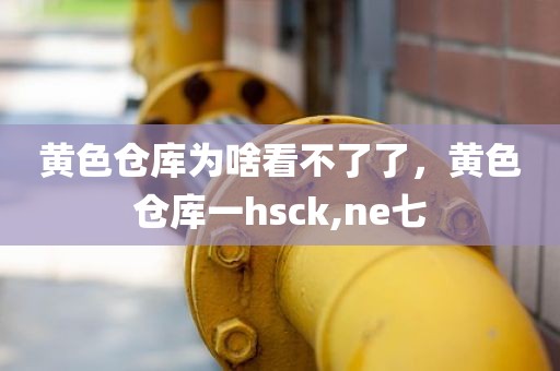 黄色仓库为啥看不了了，黄色仓库一hsck,ne七