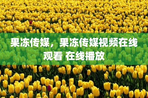 果冻传媒，果冻传媒视频在线观看 在线播放