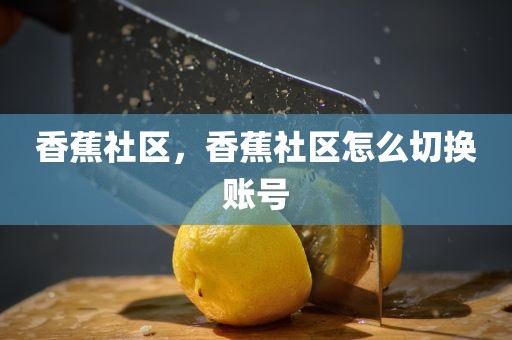 香蕉社区，香蕉社区怎么切换账号