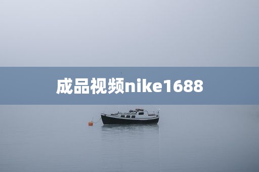成品视频nike1688