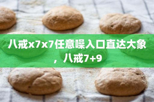 八戒x7x7任意噪入口直达大象，八戒7+9