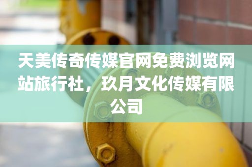 天美传奇传媒官网免费浏览网站旅行社，玖月文化传媒有限公司