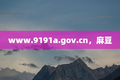 www.9191a.gov.cn，麻豆