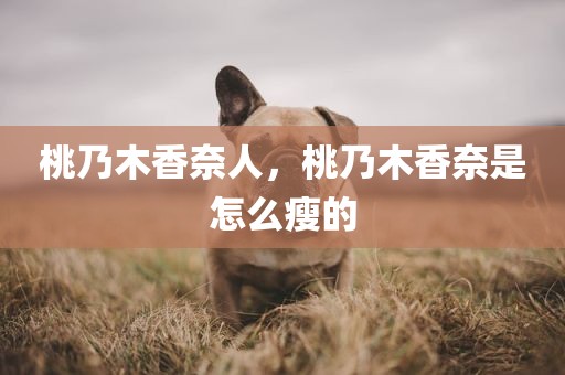桃乃木香奈人，桃乃木香奈是怎么瘦的