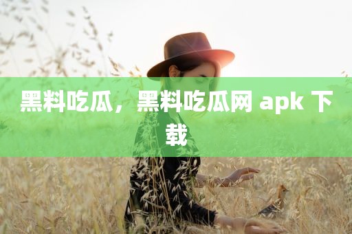 黑料吃瓜，黑料吃瓜网 apk 下载