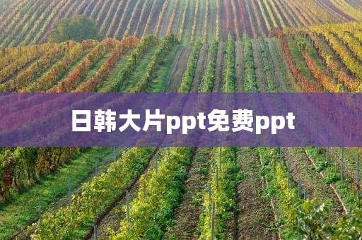 日韩大片ppt免费ppt