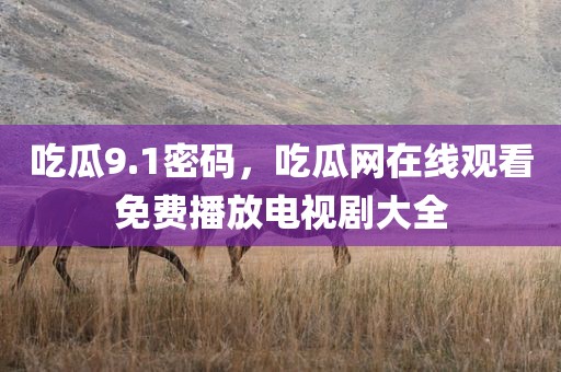 吃瓜9.1密码，吃瓜网在线观看免费播放电视剧大全