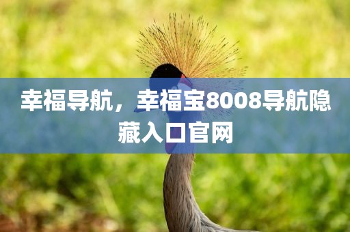 幸福导航，幸福宝8008导航隐藏入口官网