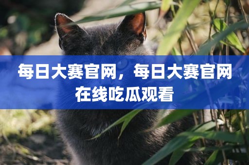 每日大赛官网，每日大赛官网在线吃瓜观看