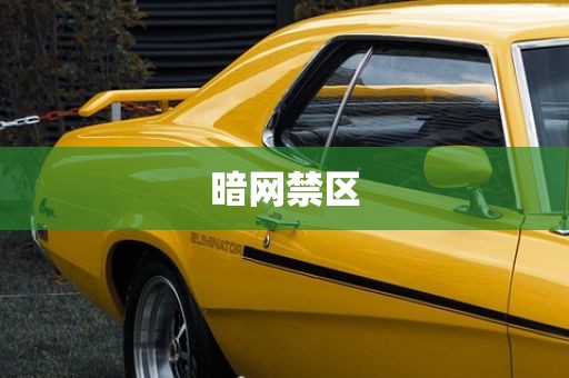 暗网禁区