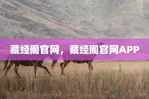 藏经阁官网，藏经阁官网APP