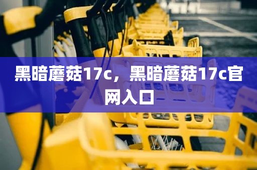 黑暗蘑菇17c，黑暗蘑菇17c官网入口