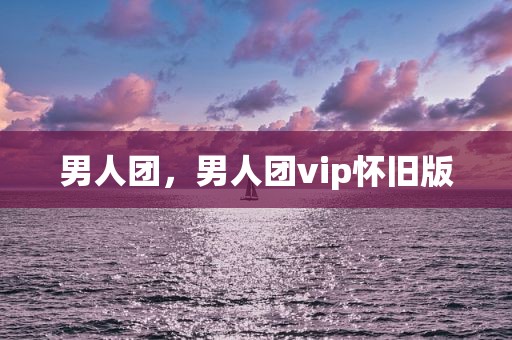 男人团，男人团vip怀旧版