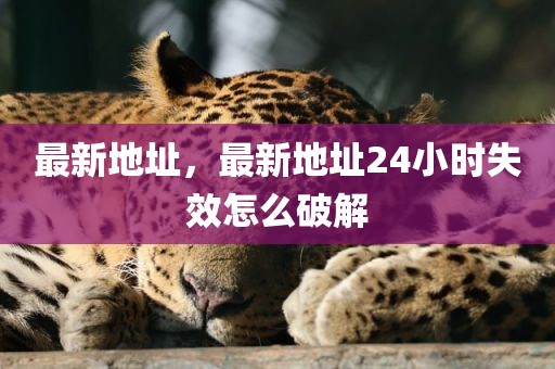 最新地址，最新地址24小时失效怎么破解
