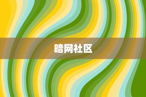 暗网社区