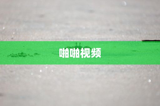 啪啪视频