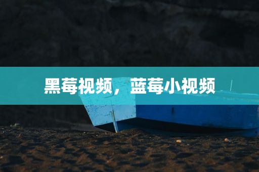 黑莓视频，蓝莓小视频