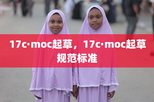 17c·moc起草，17c·moc起草规范标准