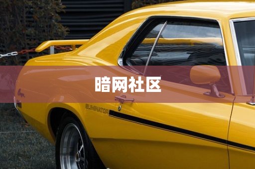 暗网社区