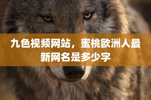 九色视频网站，蜜桃欧洲人最新网名是多少字