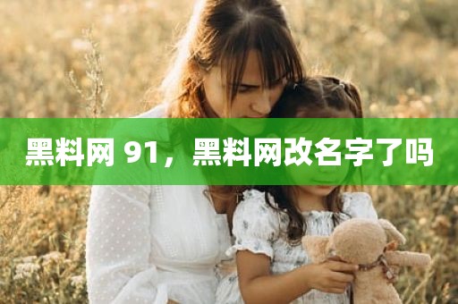 黑料网 91，黑料网改名字了吗