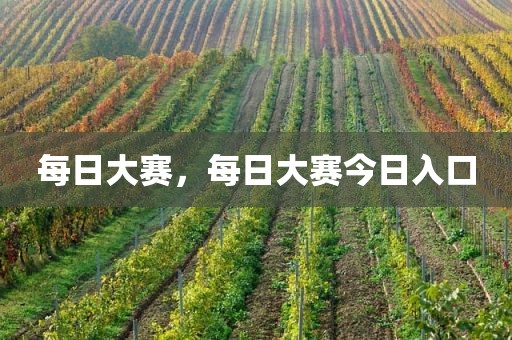 每日大赛，每日大赛今日入口