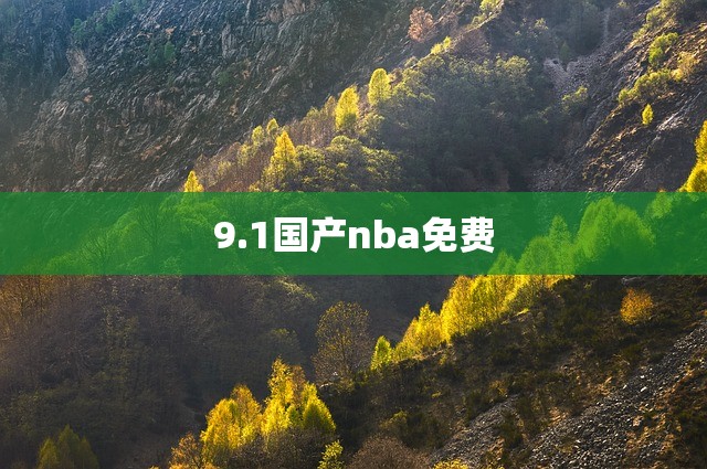 9.1国产nba免费