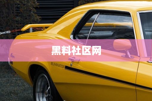 黑料社区网