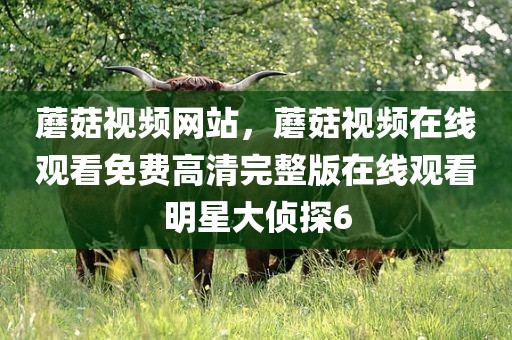 蘑菇视频网站，蘑菇视频在线观看免费高清完整版在线观看明星大侦探6