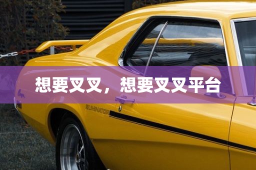 想要叉叉，想要叉叉平台