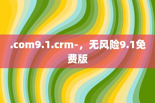 .com9.1.crm-，无风险9.1免费版
