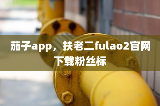 茄子app，扶老二fulao2官网下载粉丝标